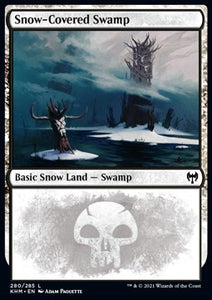 MTG - Kaldheim - 280/285 : Snow-Covered Swamp (Foil) (8290013380855)