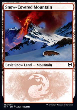 MTG - Kaldheim - 282/285 : Snow-Covered Mountain (Foil) (8290013675767)