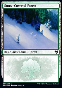 MTG - Kaldheim - 284/285 : Snow-Covered Forest (Foil) (8290014003447)