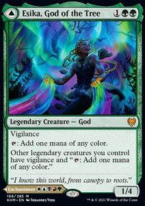 MTG - Kaldheim - 168/285 : Esika, God of the Tree // The Prismatic Bridge (Non Foil) (7967824871671)