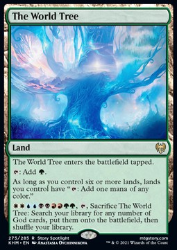 MTG - Kaldheim - 275 : The World Tree (Non Foil) (8070036062455)