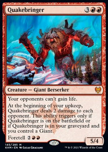 MTG - Kaldheim - 145/285 : Quakebringer (Non Foil) (8053008302327)