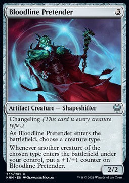 MTG - Kaldheim - 235/285 : Bloodline Pretender (Non Foil) (9509396807927)