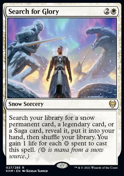 MTG - Kaldheim - 027/285 : Search for Glory (Non Foil) (8107590156535)