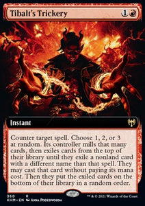 MTG - Kaldheim - 360 : Tibalt's Trickery (Borderless) (Foil) (8267260952823)