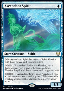 MTG - Kaldheim - 043/285 : Ascendant Spirit (Non Foil) (8122898710775)