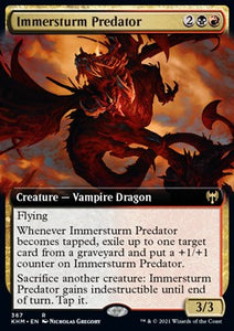 MTG - Kaldheim - 367 : Immersturm Predator (Borderless) (Foil) (8267261116663)