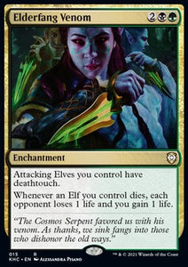 MTG - Kaldheim: Commander - 015 : Elderfang Venom (Non Foil) (8271501623543)