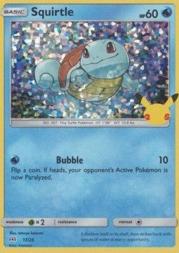 McDonald's Collection 25th Anniversary - 017/025 : Squirtle (Holo) (9542378586359)