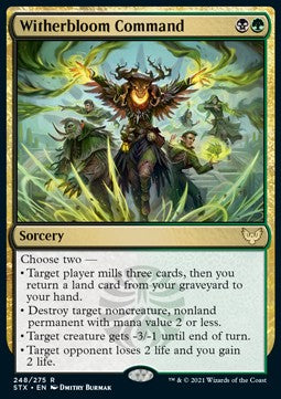 Strixhaven: School Of Mages - 248/275 : Witherbloom Command (Foil) (8001921810679)