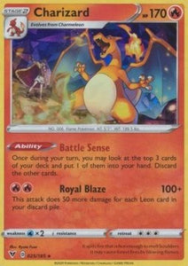 SUN AND MOON, Vivid Voltage - 025/185 : Charizard (Shattered Holo) (14834137956733)