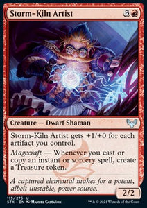 MTG - Commander Masters - 0260 : Storm-Kiln Artist (Foil) (8408070553847)