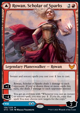 Strixhaven: School Of Mages - 156/275 : Rowan, Scholar of Sparks // Will, Scholar of Frost (Non Foil) (8053046771959)