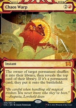 Strixhaven Mystical Archive - 036 :Chaos Warp  (Non Foil) (Borderless)