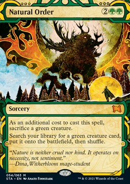 MTG - Strixhaven Mystical Archive - 054/063 : Natural Order (Non Foil) (8371648364791)