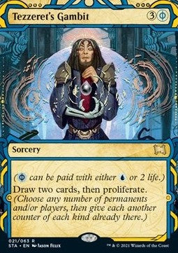 Strixhaven Mystical Archive - 21/063 : Tezzeret's Gambit (Foil) (8371644432631)