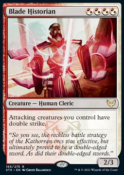 Strixhaven: School Of Mages - 165/275 : Blade Historian (Foil) (8408239243511)