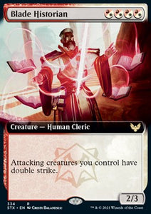 Strixhaven: School Of Mages - 334 : Blade Historian (Borderless Foil) (7967822708983)