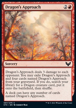 Strixhaven: School Of Mages - 097/275 : Dragon's Approach (Non Foil) (8105912172791)
