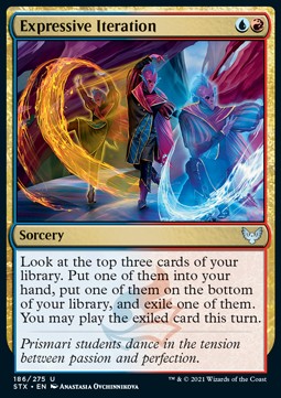 Strixhaven: School Of Mages - 186/275 : Expressive Iteration (Foil) (9506554478839)