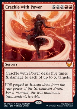 Strixhaven: School Of Mages - 095/275 : Crackle with Power (Non Foil) (7967820579063)