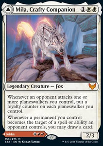 Strixhaven: School Of Mages - 153/275 : Mila, Crafty Companion // Lukka, Wayward Bonder (Foil) (8001920205047)