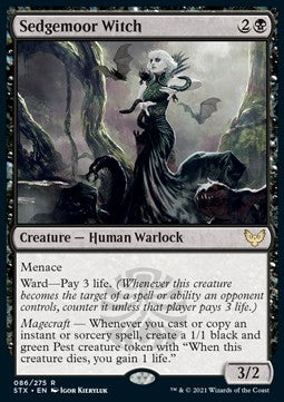 Strixhaven: School Of Mages - 086/275 : Sedgemoor Witch (Non Foil) (8001922466039)
