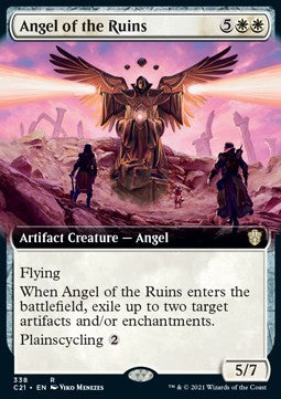 MTG - Commander 2021 - 338 : Angel of the Ruins (Non Foil) (Borderless) (8106426794231)