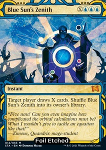 MTG - Strixhaven Mystical Archive - 012/063 : Blue Sun's Zenith (Foil) (7967809241335)