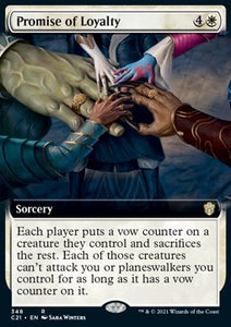 MTG - Commander 2021 - 348 : Promise of Loyalty (Non Foil) (Borderless) (8011748344055)