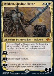 MTG - Modern Horizons 2 - 192/303 : Dakkon, Shadow Slayer (Non Foil) (8122141835511)