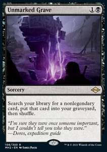 MTG - Modern Horizons 2 - 106/303 : Unmarked Grave (Non Foil) (8122176831735)