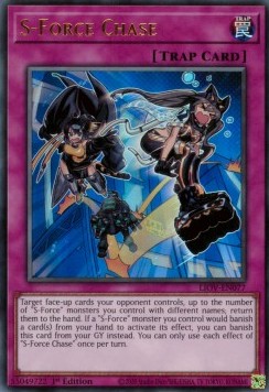YGO - Lightning Overdrive - LIOV-EN077 : S-Force Chase (Ultra Rare) - 1st Edition (8080453763319)