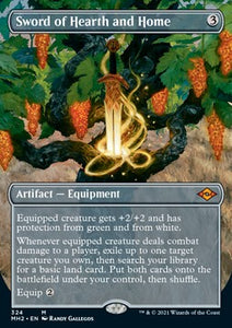 MTG - Modern Horizons 2 - 324 : Sword of Hearth and Home (Borderless) (Non Foil) (8071647002871)