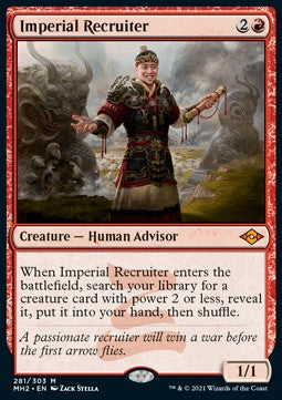 MTG - Modern Horizons 2 - 281/303 : Imperial Recruiter (Non Foil) (8071635730679)