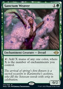 MTG - Modern Horizons 2 - 171/303 : Sanctum Weaver (Non Foil) (8070698238199)