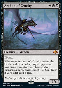 MTG - Modern Horizons 2 - 075/303 : Archon of Cruelty (Non Foil) (8071632355575)