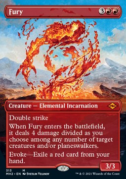 MTG - Modern Horizons 2 - 313 : Fury (Borderless) (Foil)