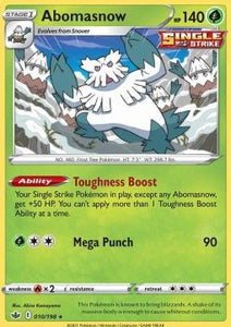 SWORD AND SHIELD, Chilling Reign - 010/163 : Abomasnow (Reverse Holo) (8037250138359)