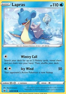 SWORD AND SHIELD, Chilling Reign - 029/163 : Lapras (Holo) (8037259575543)