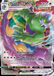 SWORD AND SHIELD, Chilling Reign - 125/163 : Tornadus VMAX (Full Art) (8408507711735)