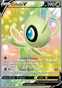 SWORD AND SHIELD, Chilling Reign - 160/198 : Celebi V (Full Art) (8092391571703)