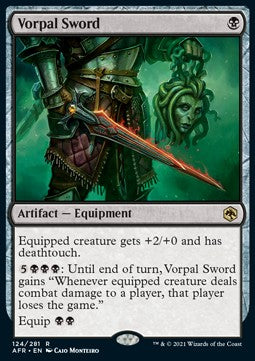 MTG - Adventures in the Forgotten Realms - 124/281 : Vorpal Sword (Non Foil) (14831761621373)