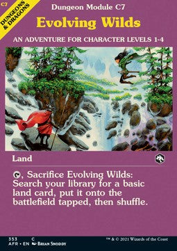 Adventures in the Forgotten Realms - 353 : Evolving Wilds (Non Foil) (8100922654967)