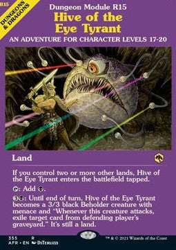 MTG - Adventures in the Forgotten Realms - 355 : Hive of the Eye Tyrant (Showcase) (8075300536567)