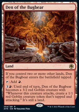 MTG - Adventures in the Forgotten Realms - 254/281 : Den of the Bugbear (Non Foil) (7967829262583)