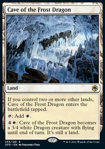 MTG - Adventures in the Forgotten Realms - 253/281 : Cave of the Frost Dragon (Non Foil) (9506141995255)