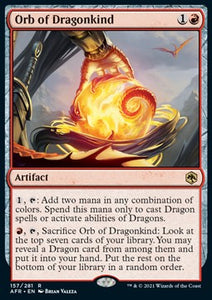 MTG - Adventures in the Forgotten Realms - 157/281 : Orb of Dragonkind (Non Foil) (8376887017719)