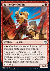 MTG - Adventures in the Forgotten Realms - 132/281 : Battle Cry Goblin (Non Foil) (14831761260925)