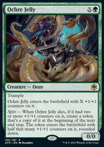 MTG - Adventures in the Forgotten Realms - 196/281 : Ochre Jelly (Non Foil) (8107916296439)